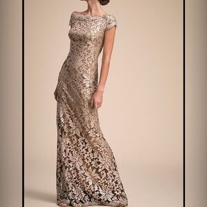NEW Tadashi Shoji Odette Column Gown